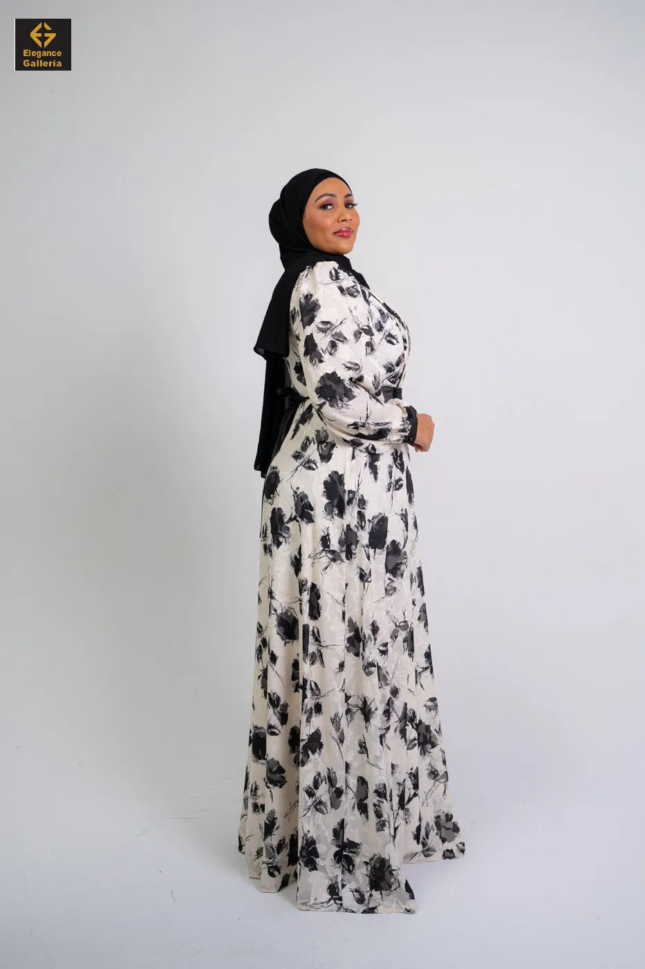 Nasrah Floral Dress