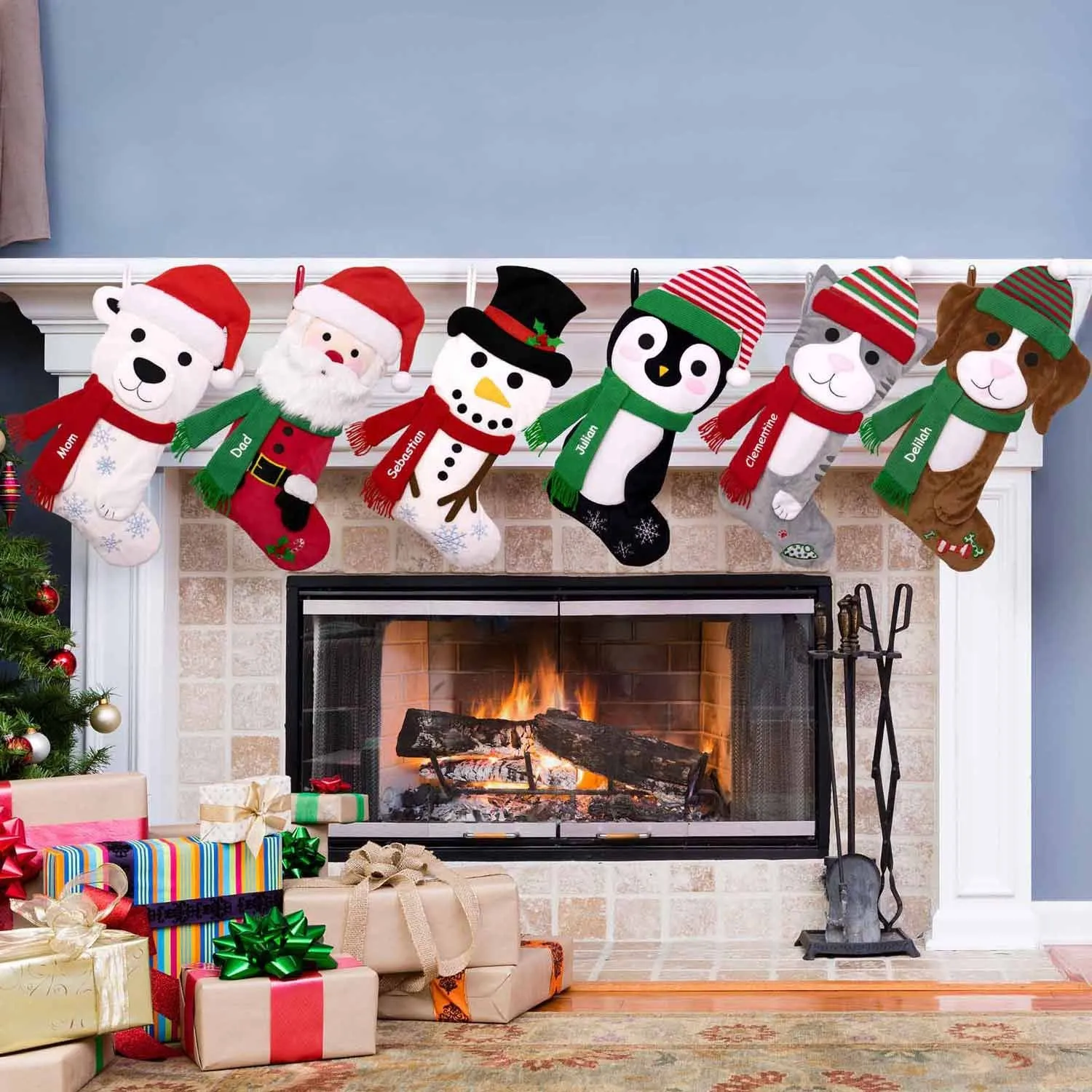 Personalized Cozy Companions Christmas Stocking