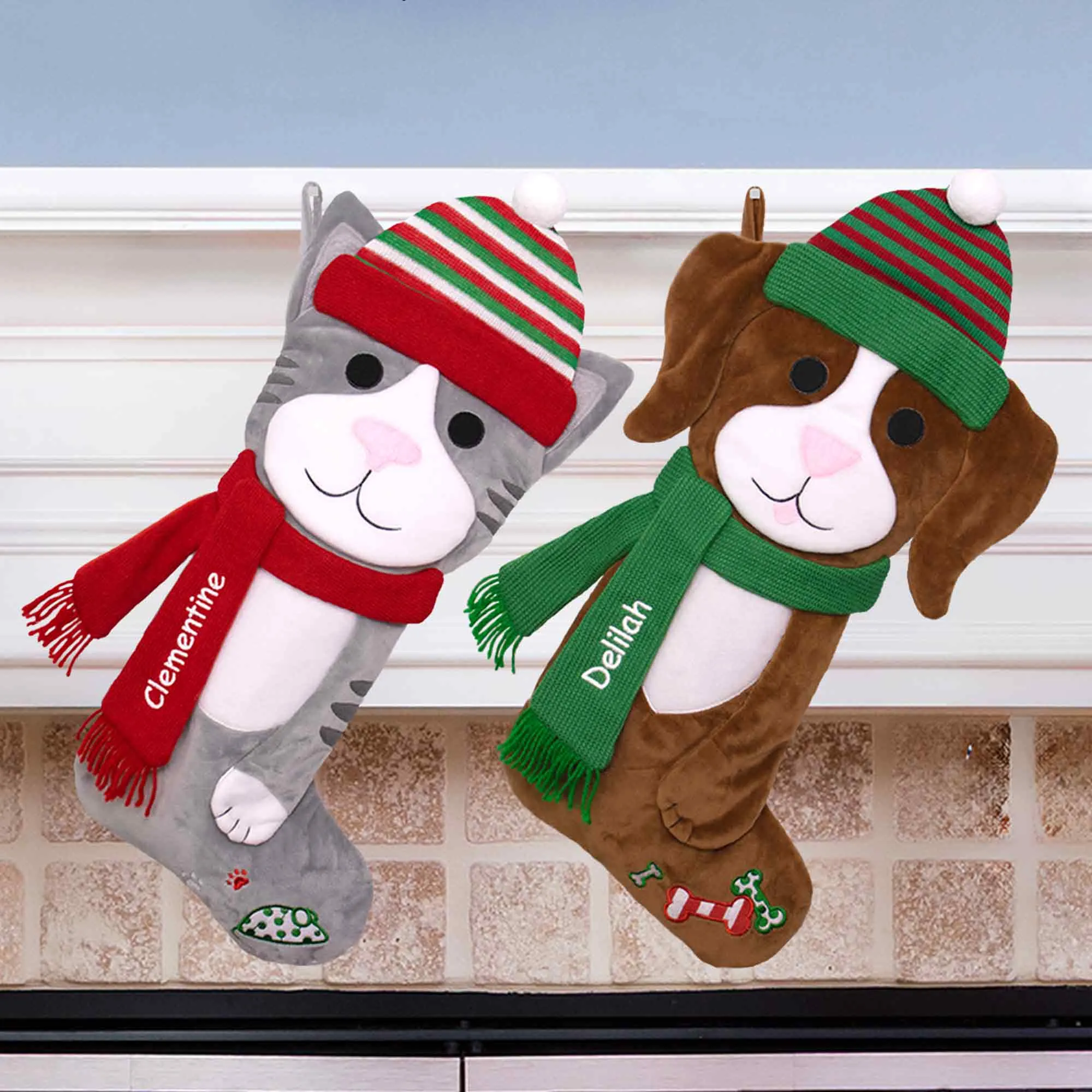 Personalized Cozy Companions Christmas Stocking