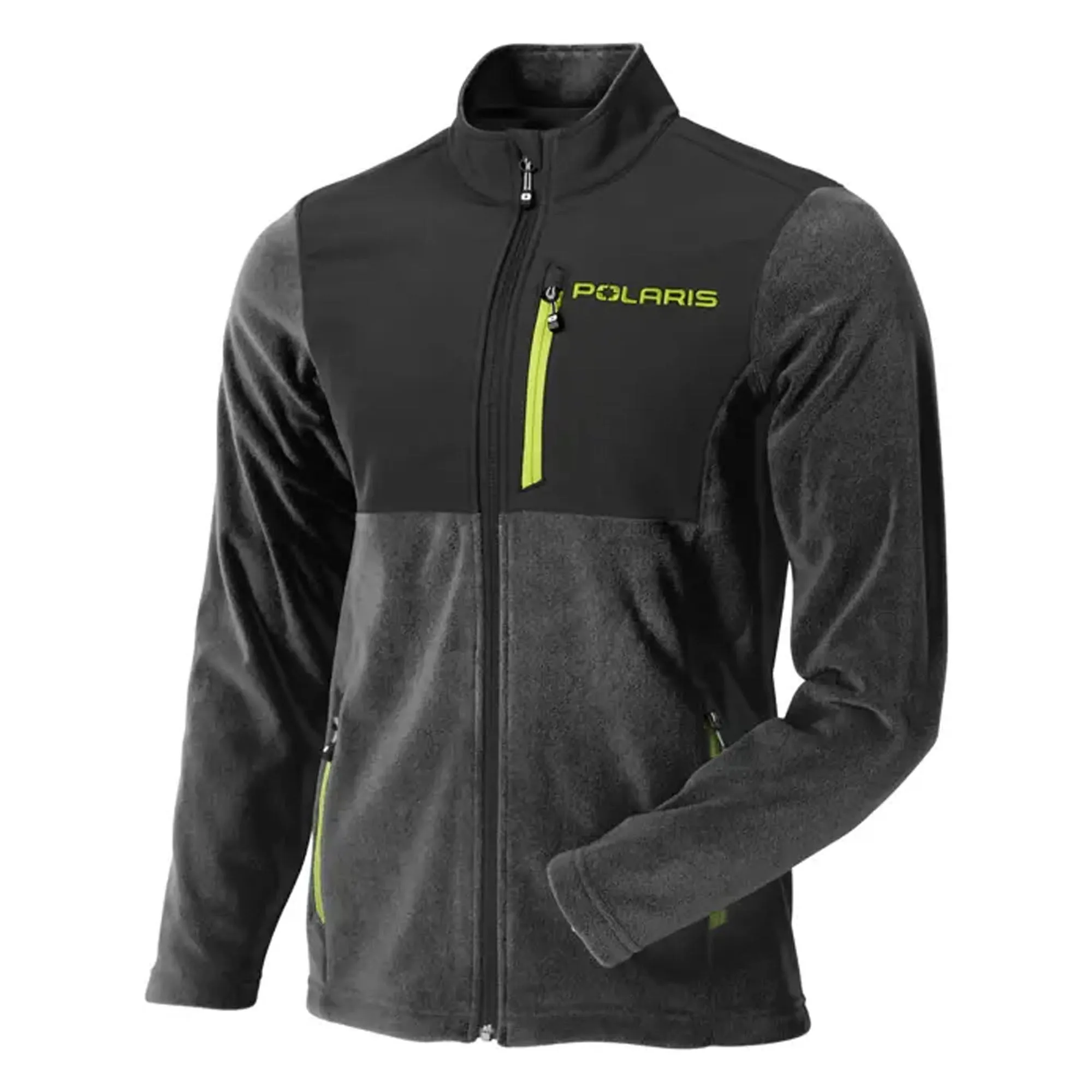 Polaris Men's Northstar Mid-Layer Sweatshirt Black/Lime