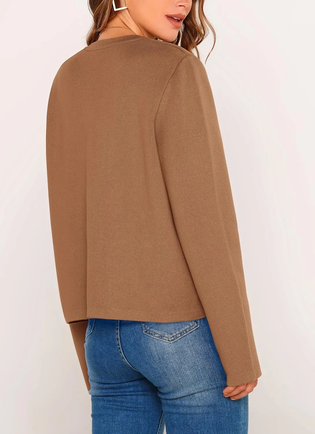 PRETTYGARDEN Women's Winter Cardigan Sweaters Button Down Open Front Long Sleeve Knit Cardigans Shirt Trendy Outerwear