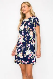 Printed Floral Flowy Dress