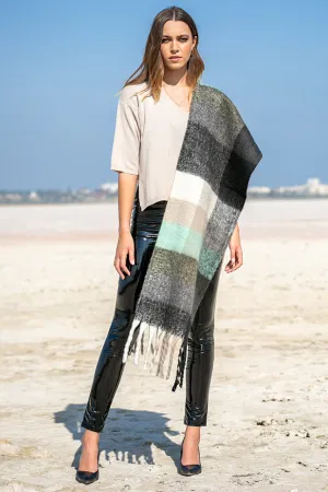 Queencii  Kiva Scarf Mint Multicolor