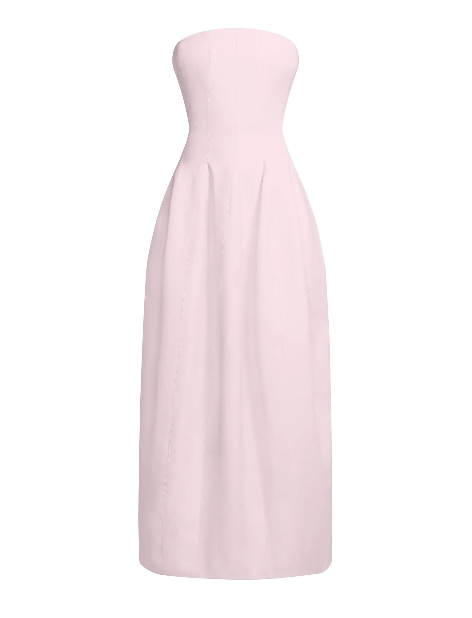 Solid Structured Gown