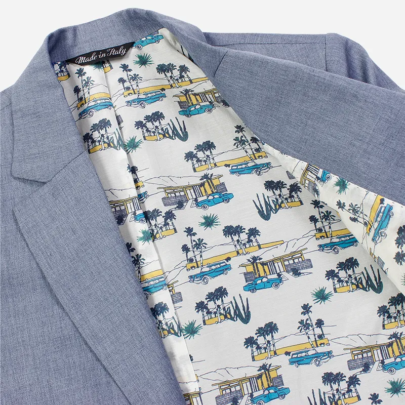 The Georgie Light Gray Suit Blazer - Extended Sizes