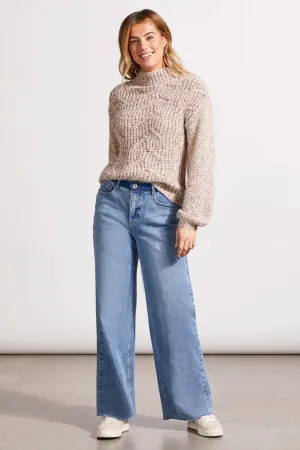 TR5583o Funnel Neck Oversized Sweater