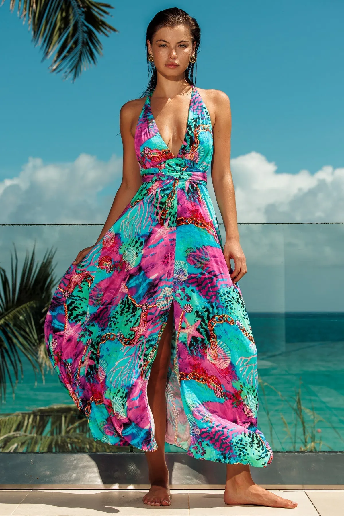 TREASURE - Convertible Maxi Dress
