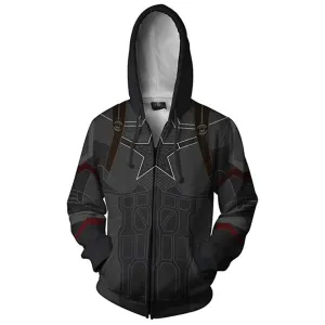 Unisex Captain America 3D Print Fashion Hoodies