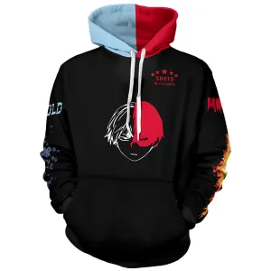 Unisex My Hero Academia Printed Pullover Hoodie Lightweight Sweatshirt