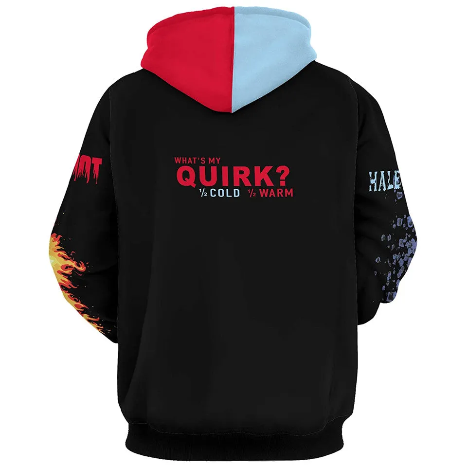 Unisex My Hero Academia Printed Pullover Hoodie Lightweight Sweatshirt