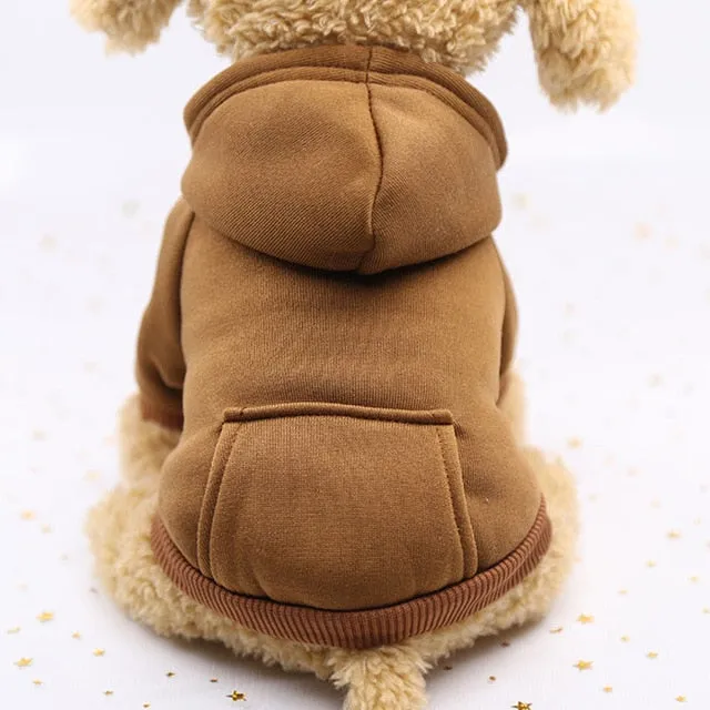 Winter Dog Hoodies