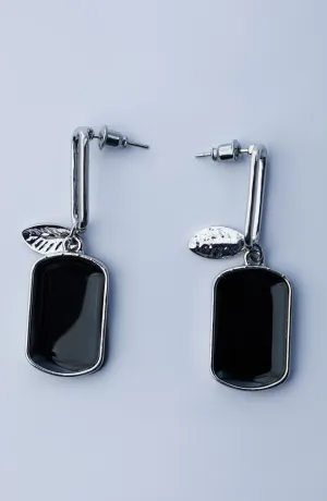 WOMEN EARRINGS - BLACK (WAJE23W-1001)