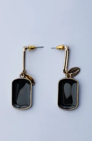 WOMEN EARRINGS - BLACK (WAJE23W-1009)