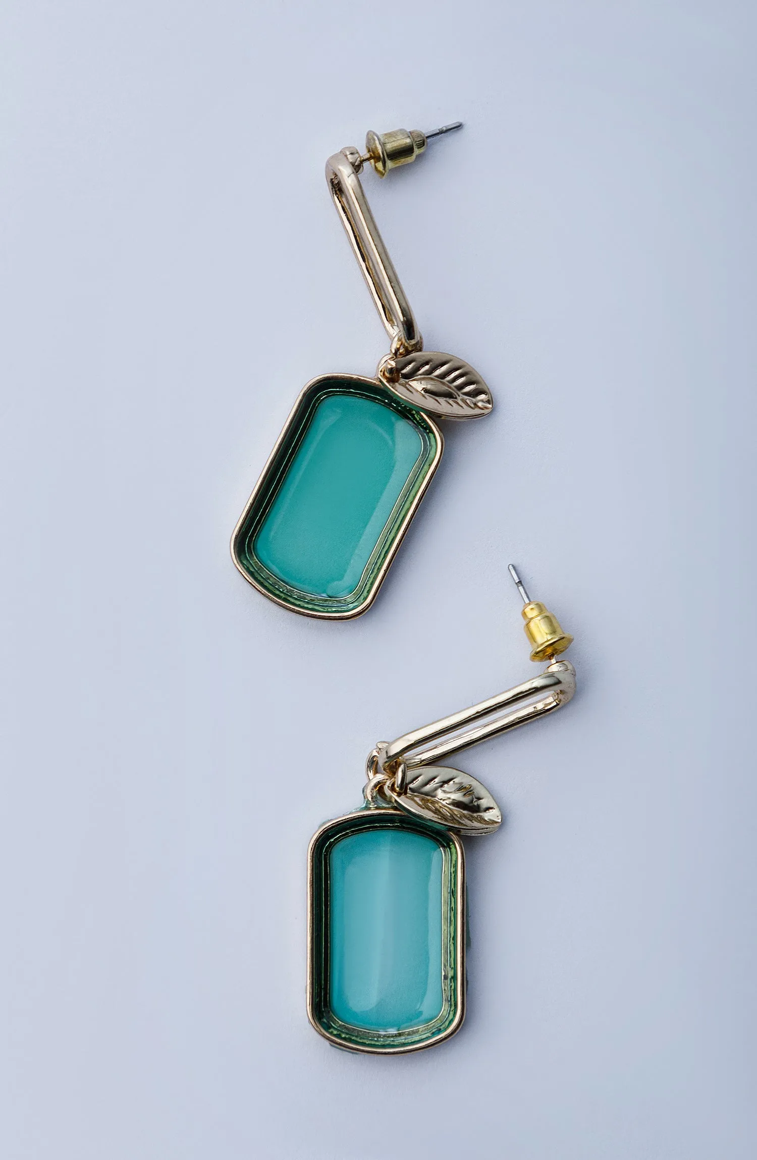 WOMEN EARRINGS - GREEN (WAJE23W-1005)