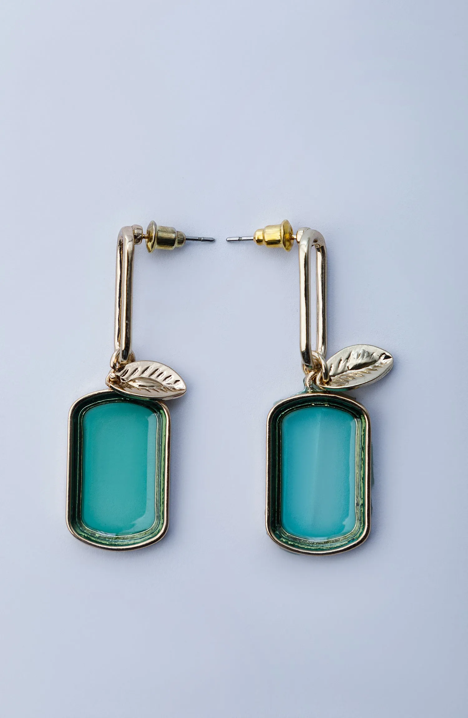 WOMEN EARRINGS - GREEN (WAJE23W-1005)