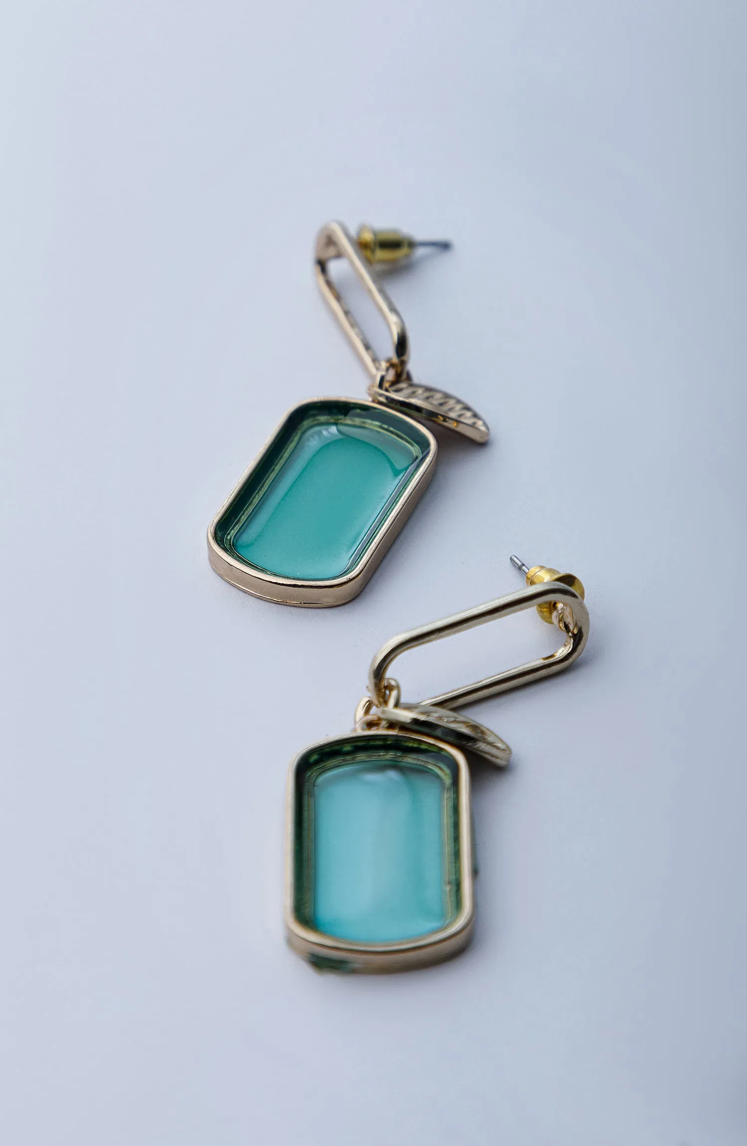 WOMEN EARRINGS - GREEN (WAJE23W-1005)