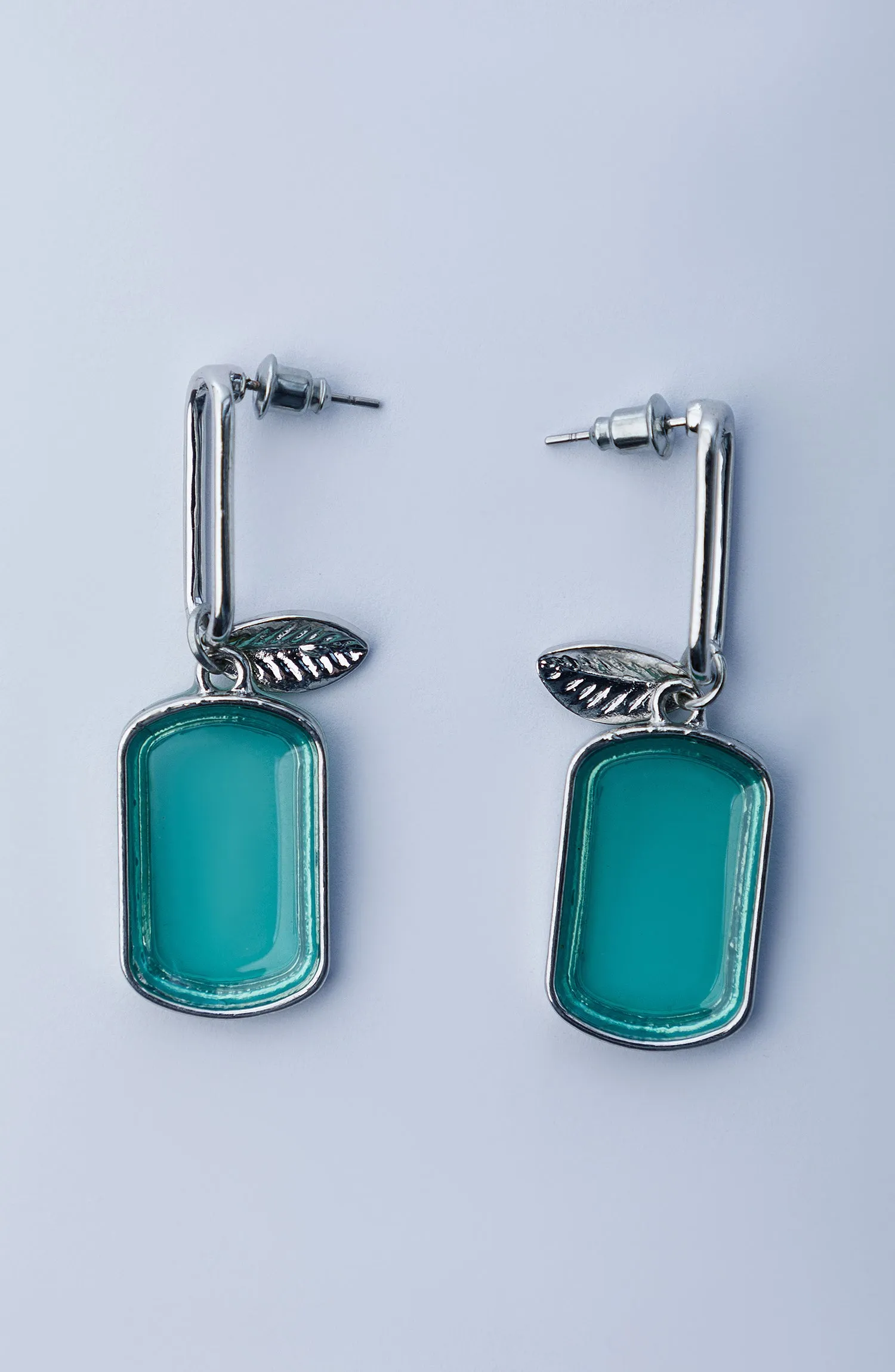 WOMEN EARRINGS - GREEN (WAJE23W-1007)