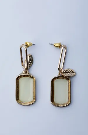 WOMEN EARRINGS - YELLOW (WAJE23W-1004)