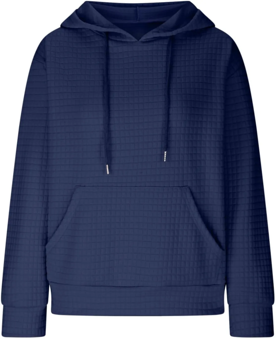 Womens Hoodies Pullover Long Sleeve Oversized Sweatshirt Fall Outfits Drawstring Hooded Sweatshirts with Pocket